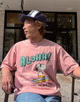 スヌーピープリントTシャツ