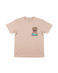 バス柄切リ貼リワッペンTシャツ
