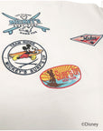 ミッキー ワッペン刺繍Tシャツ