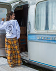 サーフドッグアーチ長袖Tシャツ - WHT