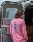 サーフドッグアーチ長袖Tシャツ - PNK