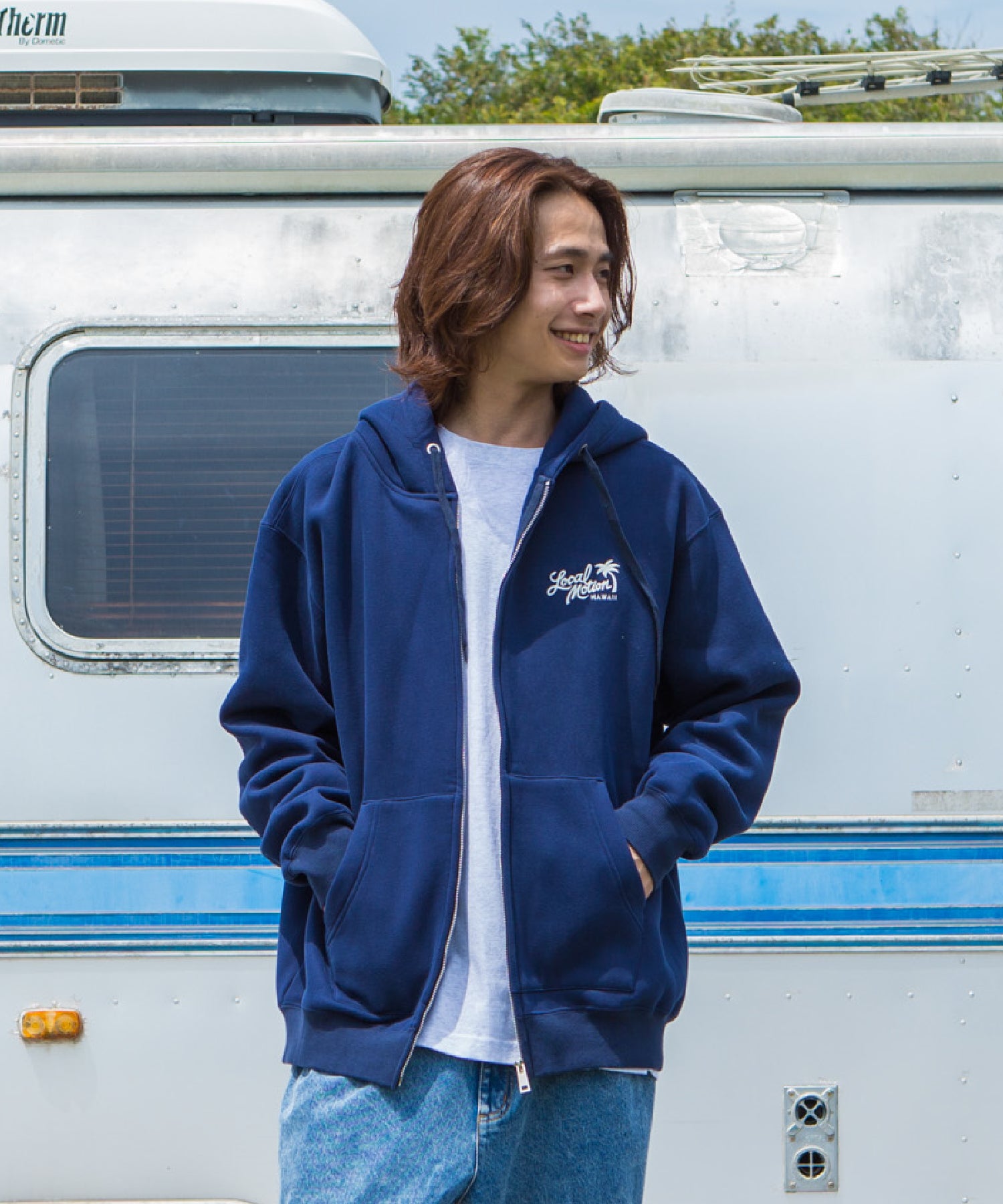 ミッキージップパーカー - NVY – ローカルモーション公式オンライン