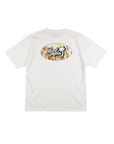 オーバルパームプリントTシャツ - WHT