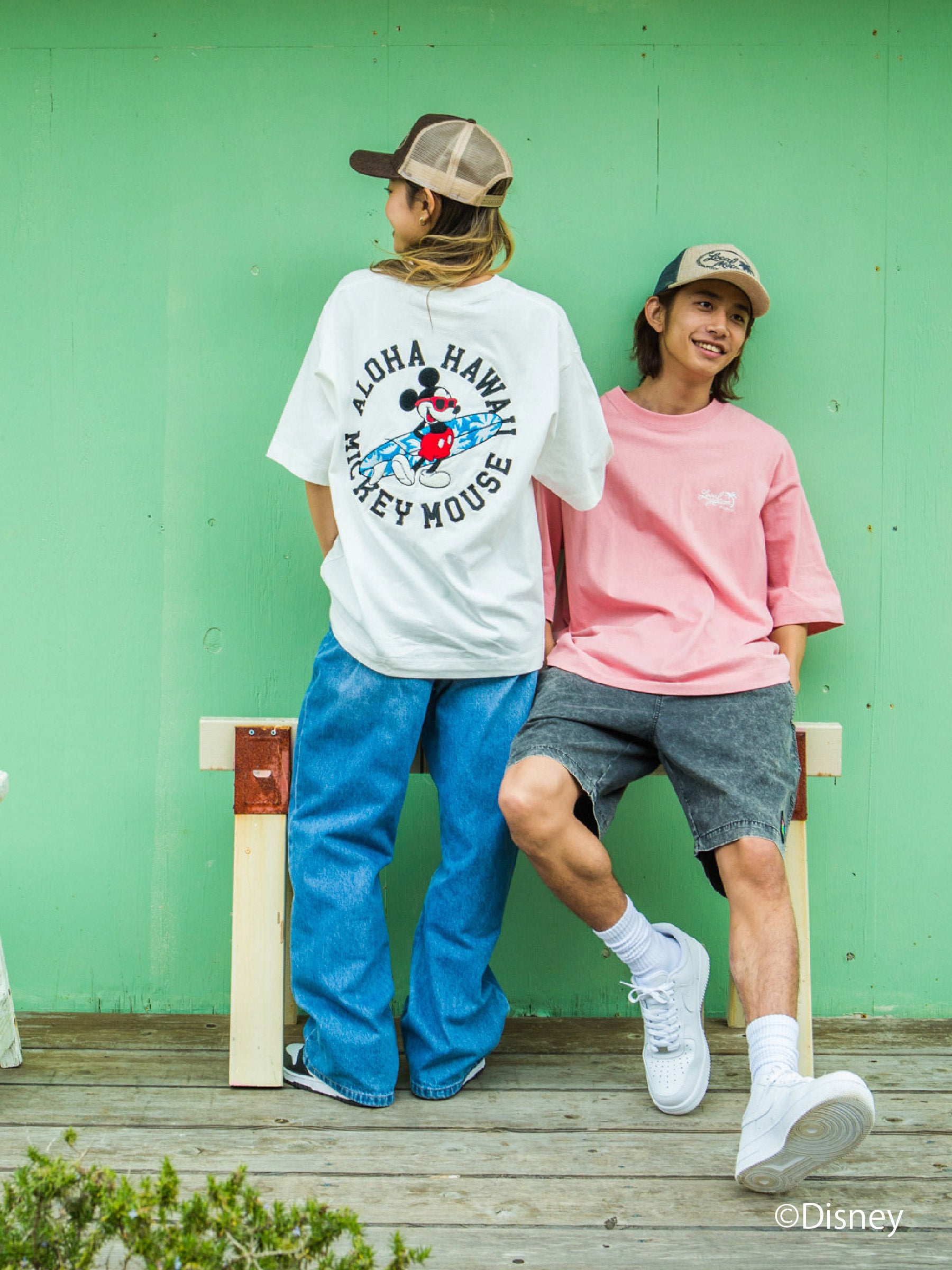 ミッキー サガラ刺繍Tシャツ – ローカルモーション公式オンライン