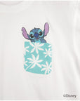 スティッチ刺繍ポケットTシャツ