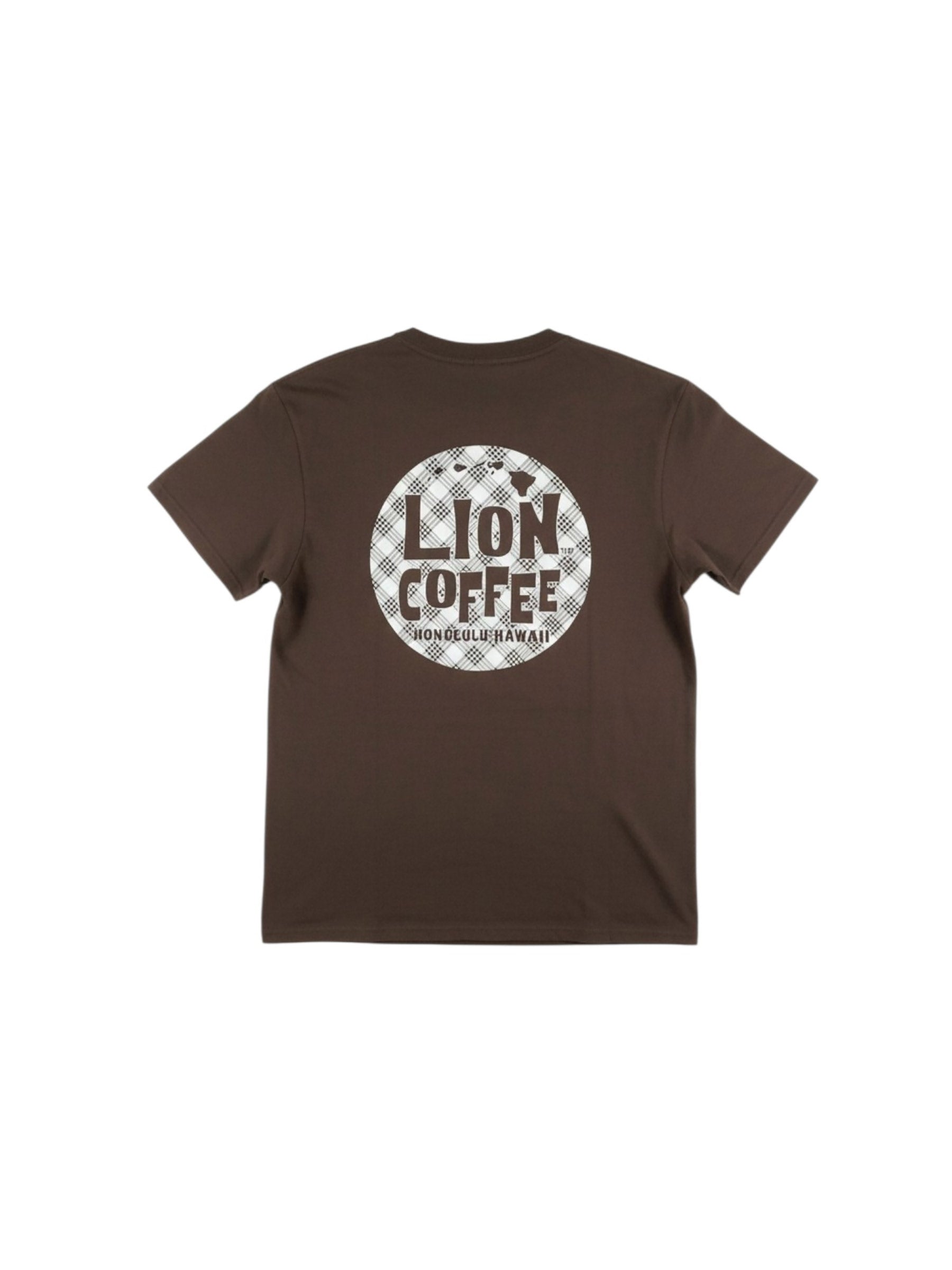 ライオンコーヒー別注Tシャツ アイランドチェーンパラカ - BRN