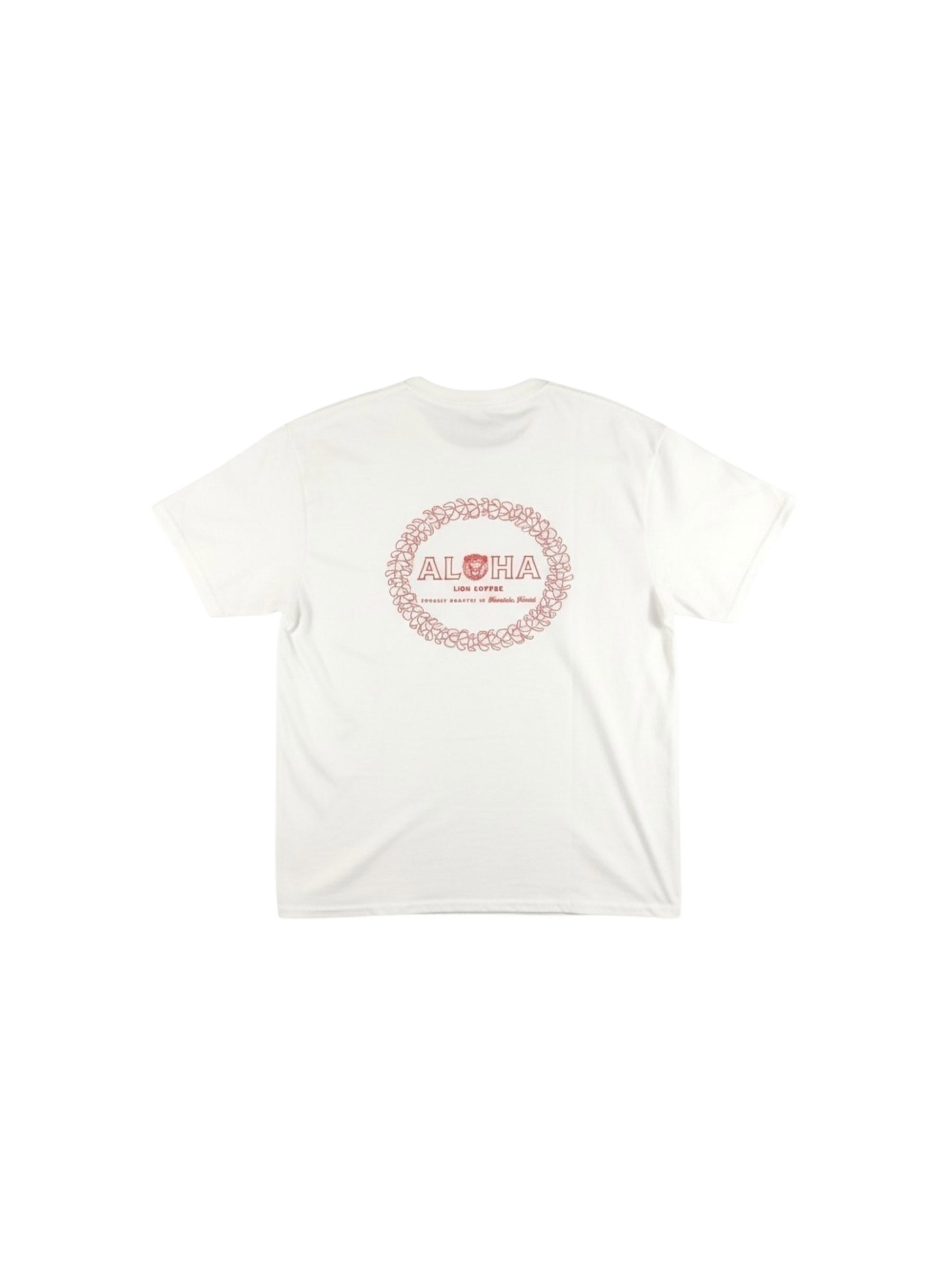 ライオンコーヒー別注Tシャツ ピカケ レイ - WHT/RED – ローカル