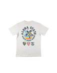 ホヌ柄切リ貼リワッペンTシャツ