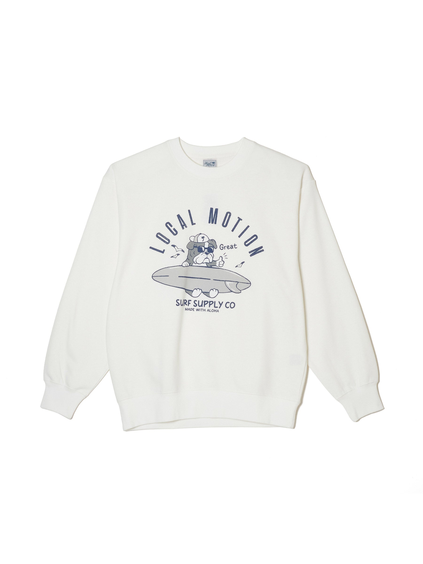 BFセット割対象】サーフドッグアーチプリント スウェット – ローカル