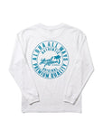 サークルロゴ長袖Tシャツ - WHT