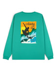 サーフレトログラフィック長袖Tシャツ - MNT