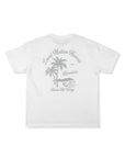 スラブ刺繍Tシャツ - WHT