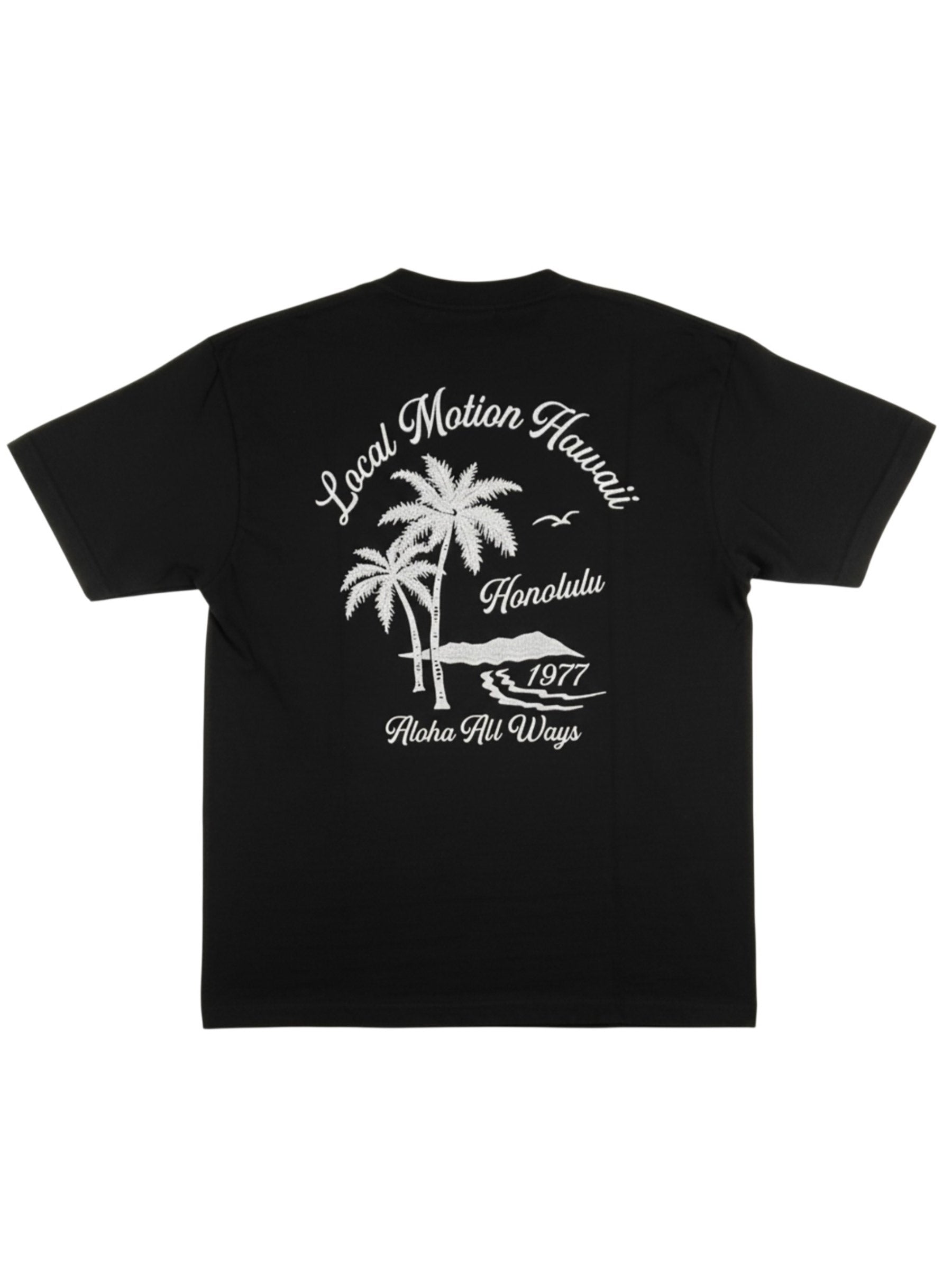 スラブ刺繍Tシャツ - BLK – ローカルモーション公式オンラインストア