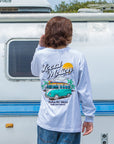 バスサガラ刺繍ロングTシャツ - SIL