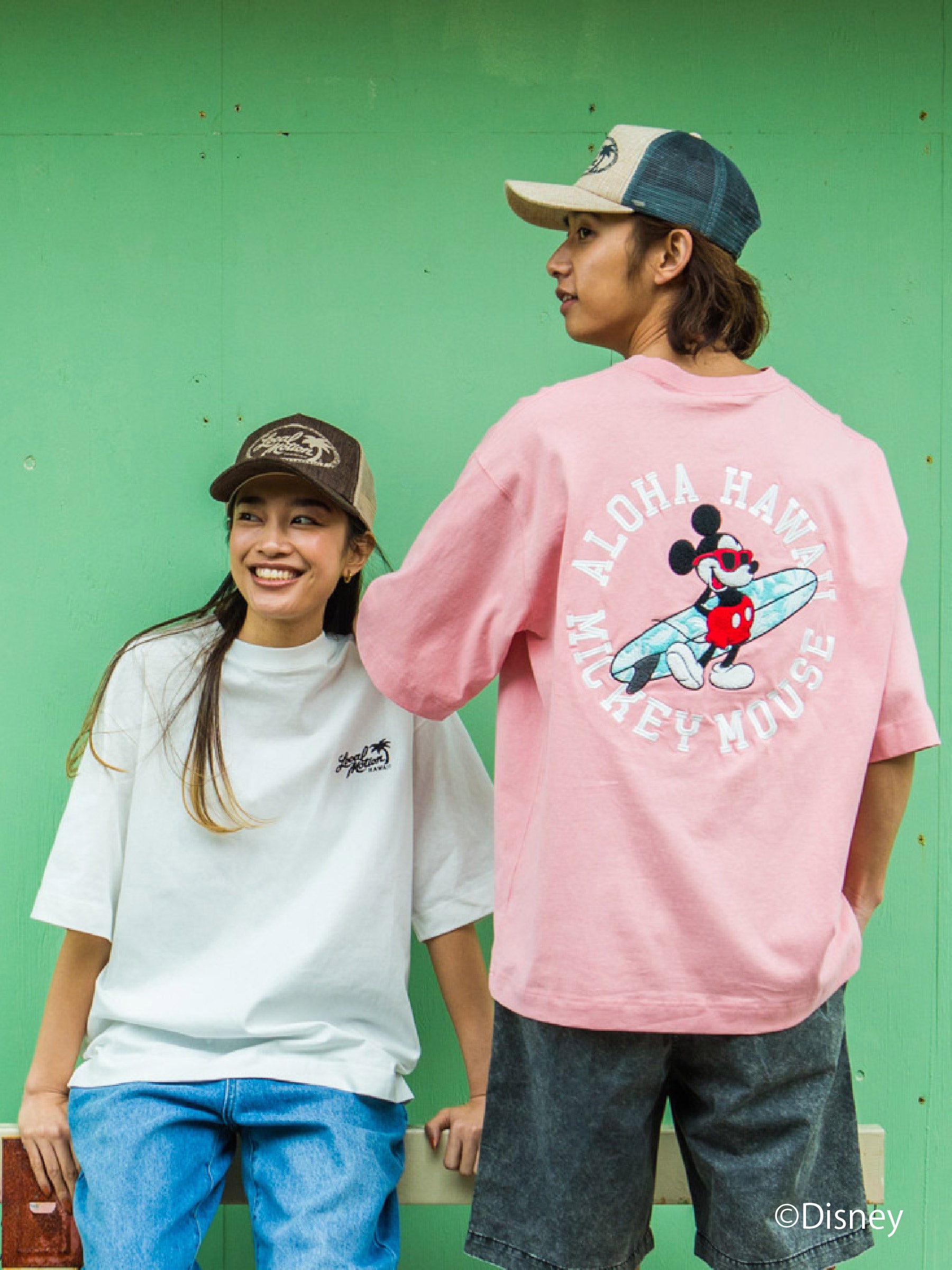 ミッキー サガラ刺繍Tシャツ – ローカルモーション公式オンライン