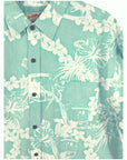 綿アロハ長袖シャツ