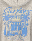 サーファーズコーヒーコラボ ジップパーカー - GRY