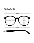 FLOATY B Brown Tortoise Matte x Black Sm