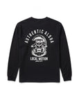 サーフドッグアーチ長袖Tシャツ - BLK