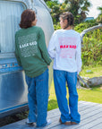 サーファーズコーヒーコラボ 長袖Tシャツ - WHT