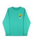 サーフレトログラフィック長袖Tシャツ - MNT