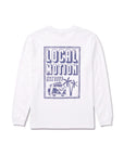 オブロング長袖Tシャツ - WHT