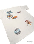 ミッキー ワッペン刺繍Tシャツ