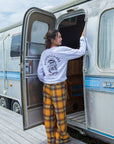 サーフドッグアーチ長袖Tシャツ - WHT