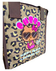 KITTY 三角保冷バッグ 日焼けLEOPARD - BR