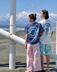スティッチアーチプリントTシャツ - WHT