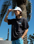 ステッチ&ロゴプリントTシャツ - CHA