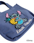STICH サガラ刺繍帆布トート - NVY