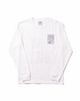 オブロング長袖Tシャツ - WHT