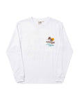 アロハハワイサークル刺繍ロングTシャツ - WHT