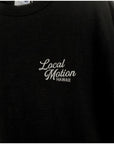 スラブ刺繍Tシャツ - BLK