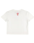 KITTY クロップドTシャツ 日焼けドット-フェイス - WH
