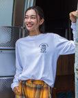 サーフドッグアーチ長袖Tシャツ - WHT