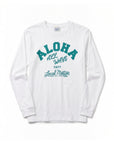 アロハアーチ長袖Tシャツ - WHT