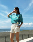 オリジナルロゴレインボープリントTシャツ - MNT