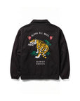 ポリスエード刺繍ジャケット - BLK