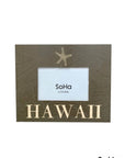 wooden frame Hawaii Starfish