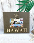 wooden frame Hawaii Starfish