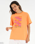 ROXY x HAWAIIAN AIRLINES TEE - ORG