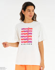 ROXY x HAWAIIAN AIRLINES TEE - WHT1
