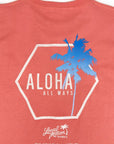 STITCH AND RUBBER PRINT TEE