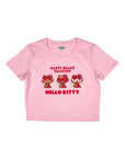 クロップドTシャツ KITTY PNK