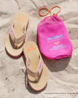 ROXY x HAWAIIAN AIRLINES FLIP FLOP - BEG