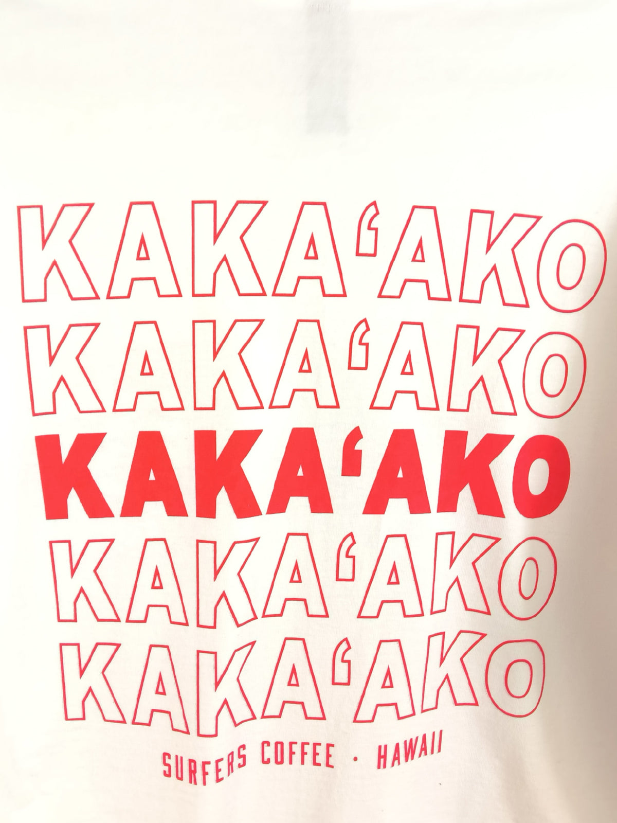 サーファーズコーヒーコラボ 長袖Tシャツ -  WHT