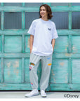 スティッチサガラ刺繍Tシャツ - WHT