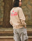OVAL CHAIN STITCH×PRINT SWEAT